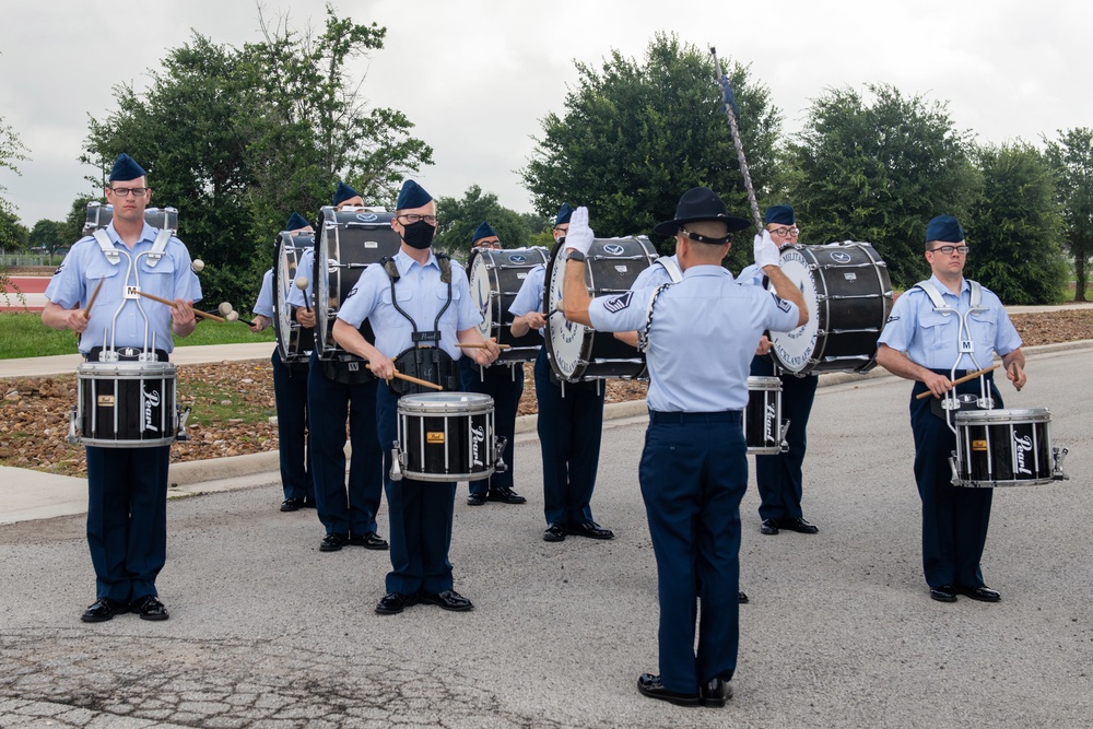 U.S. Air Force Basic Military Training Graduation and Coining Ceremony