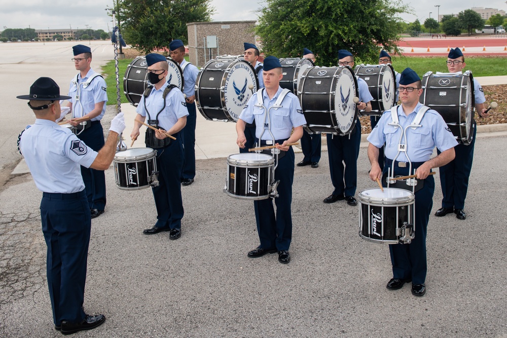 U.S. Air Force Basic Military Training Graduation and Coining Ceremony