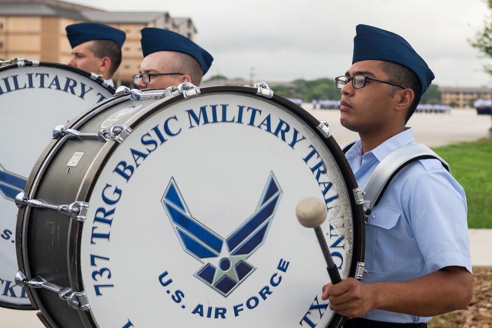 U.S. Air Force Basic Military Training Graduation and Coining Ceremony