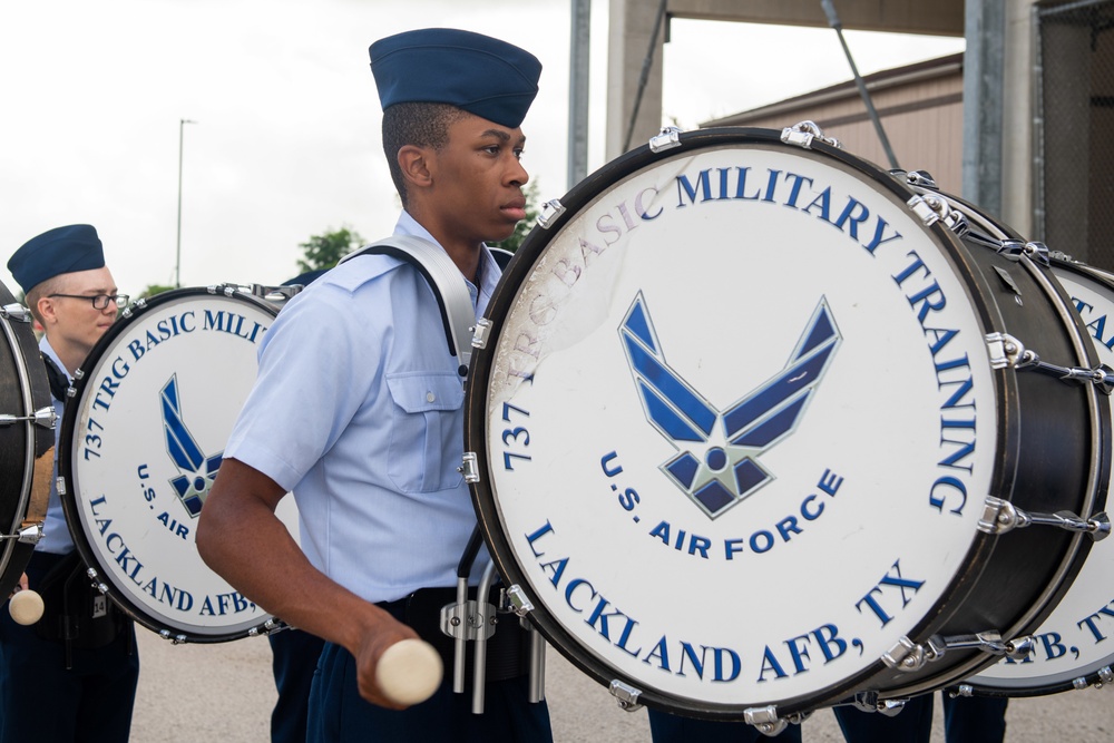 U.S. Air Force Basic Military Training Graduation and Coining Ceremony