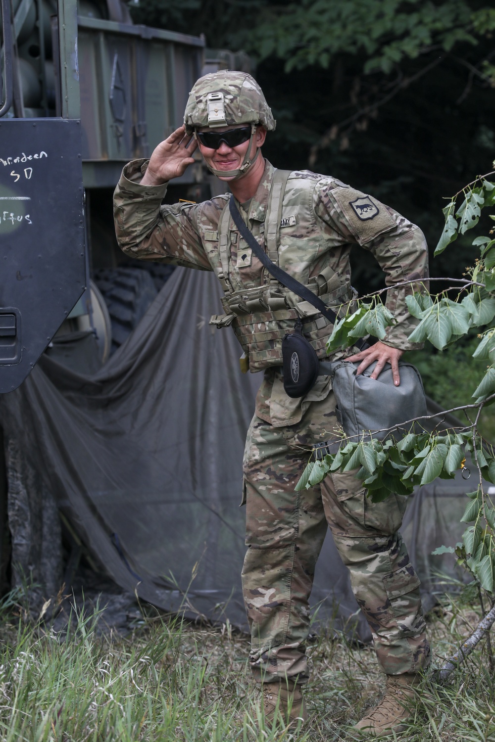 South Dakota National Guard Trains at Camp Ripley