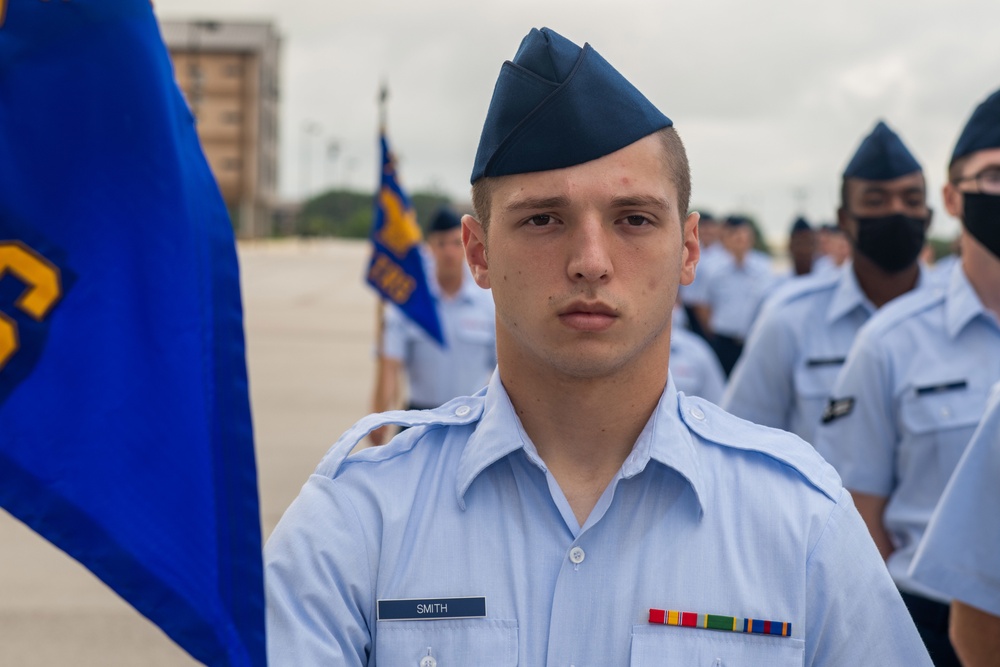 U.S. Air Force Basic Military Training Graduation and Coining Ceremony