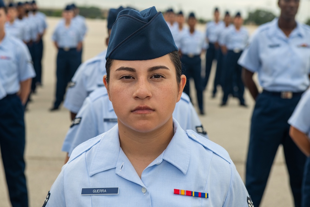 U.S. Air Force Basic Military Training Graduation and Coining Ceremony