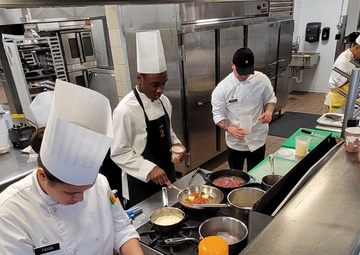 Fort Drum Student Chef Team seeks perfection on a plate in preparation for national competition