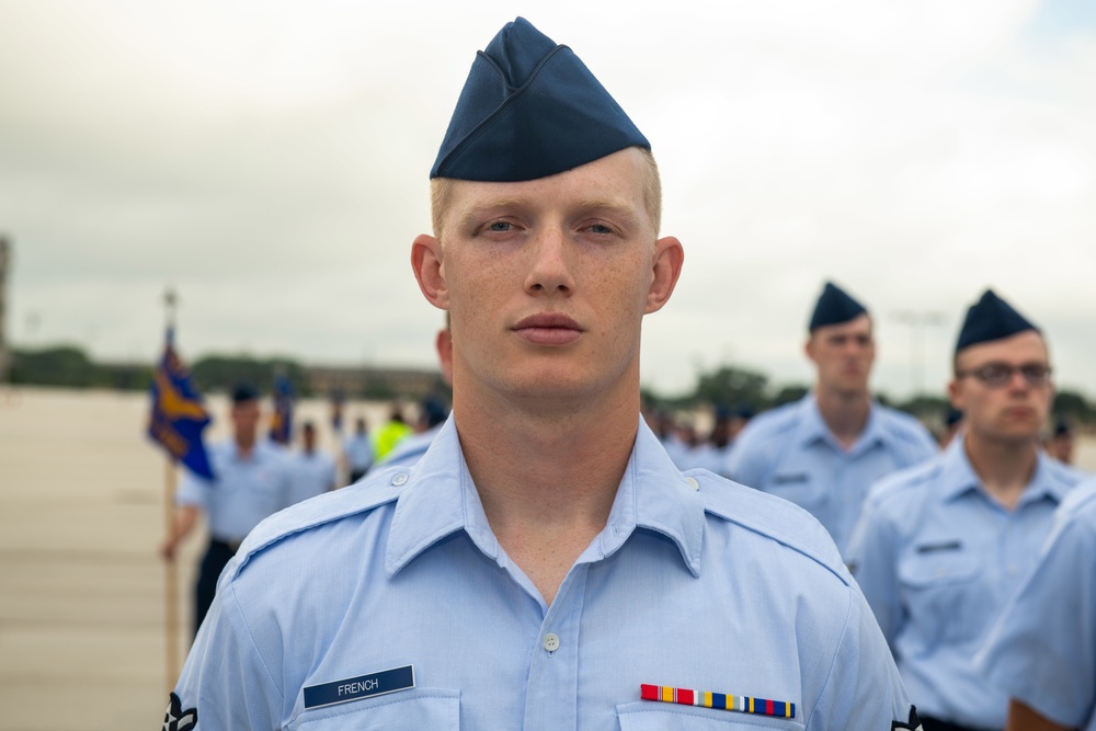 U.S. Air Force Basic Military Training Graduation and Coining Ceremony