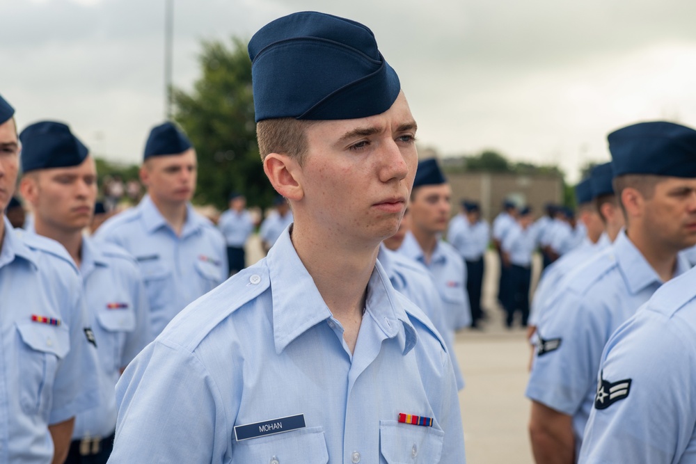 U.S. Air Force Basic Military Training Graduation and Coining Ceremony