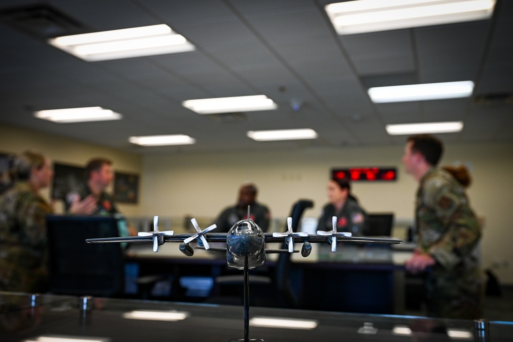 Civil Air Patrol cadets fly on C-130H