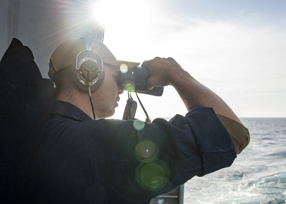 Truman is conducting readiness training in the Atlantic Ocean in preparation for future operations.