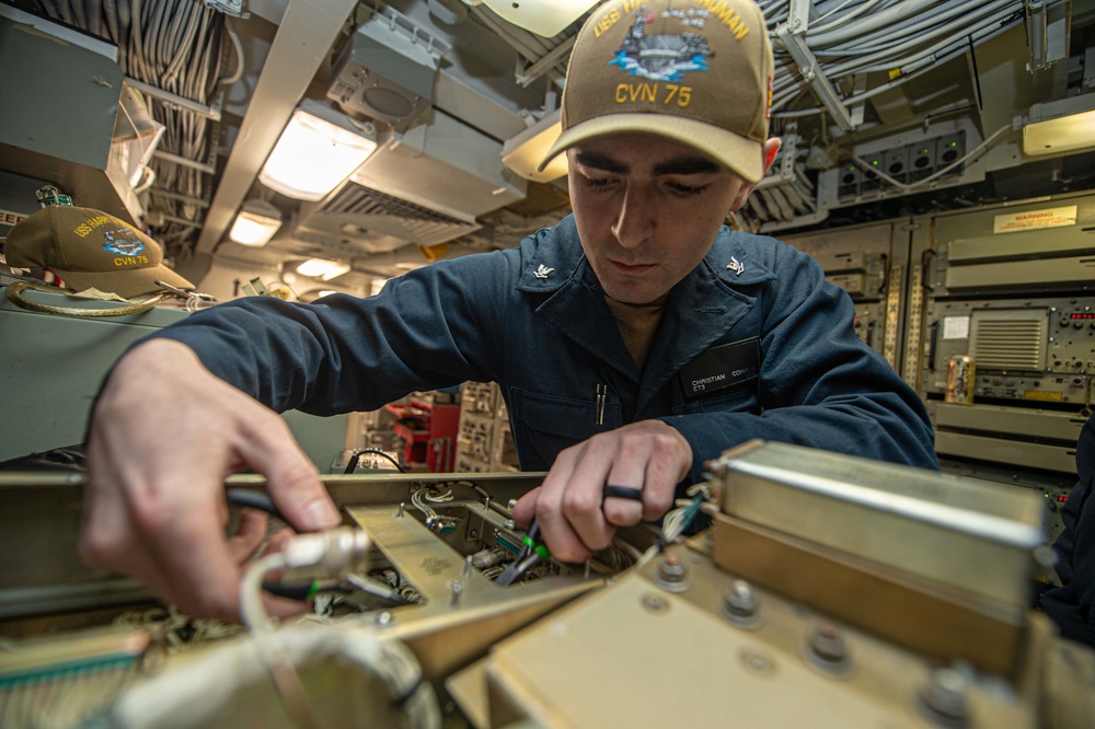 Truman is conducting readiness training in the Atlantic Ocean in preparation for future operations.