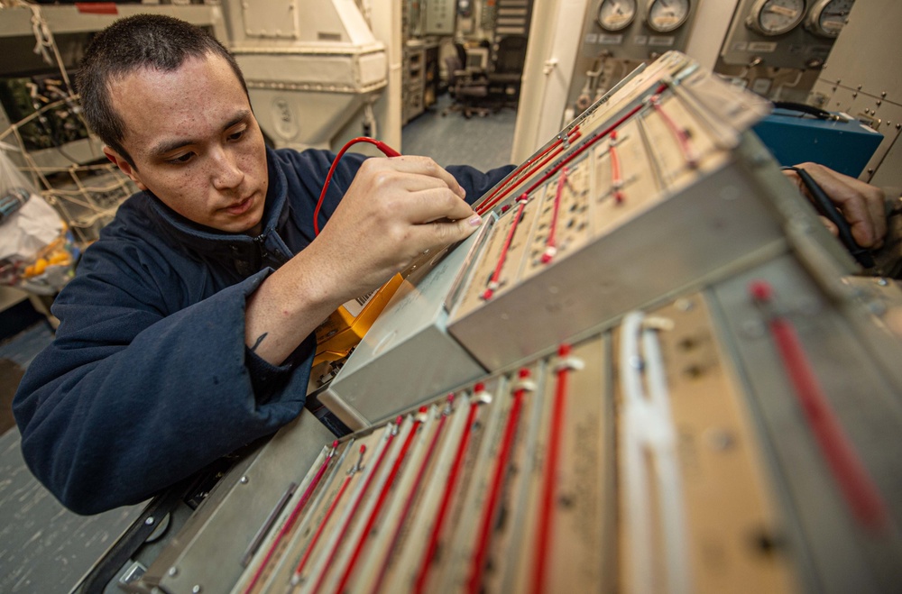 Truman is conducting readiness training in the Atlantic Ocean in preparation for future operations.