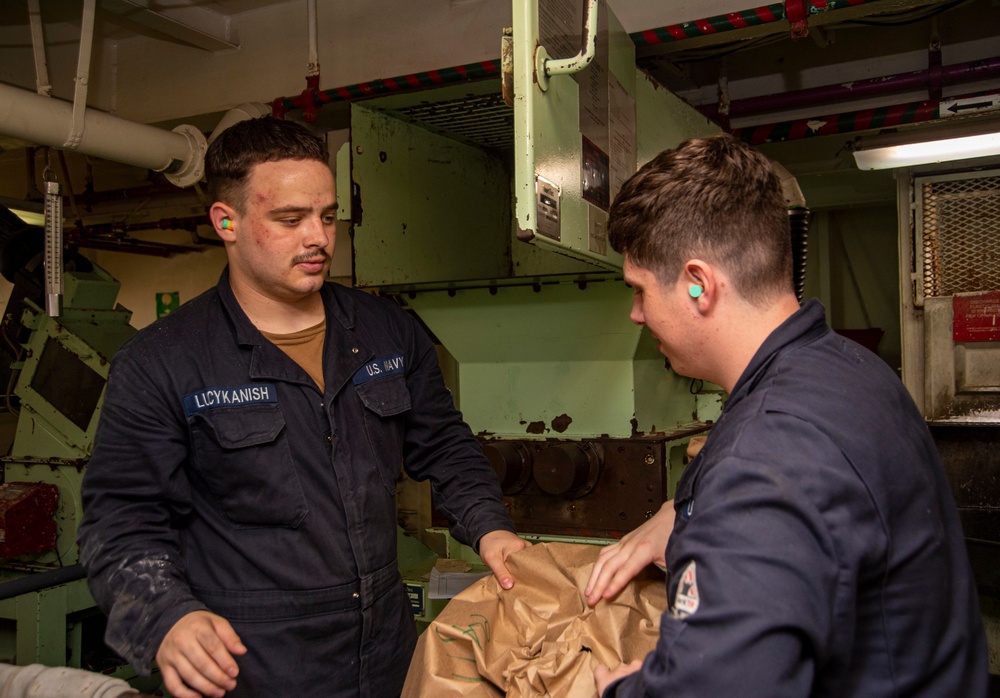 Truman is conducting readiness training in the Atlantic Ocean in preparation for future operations.