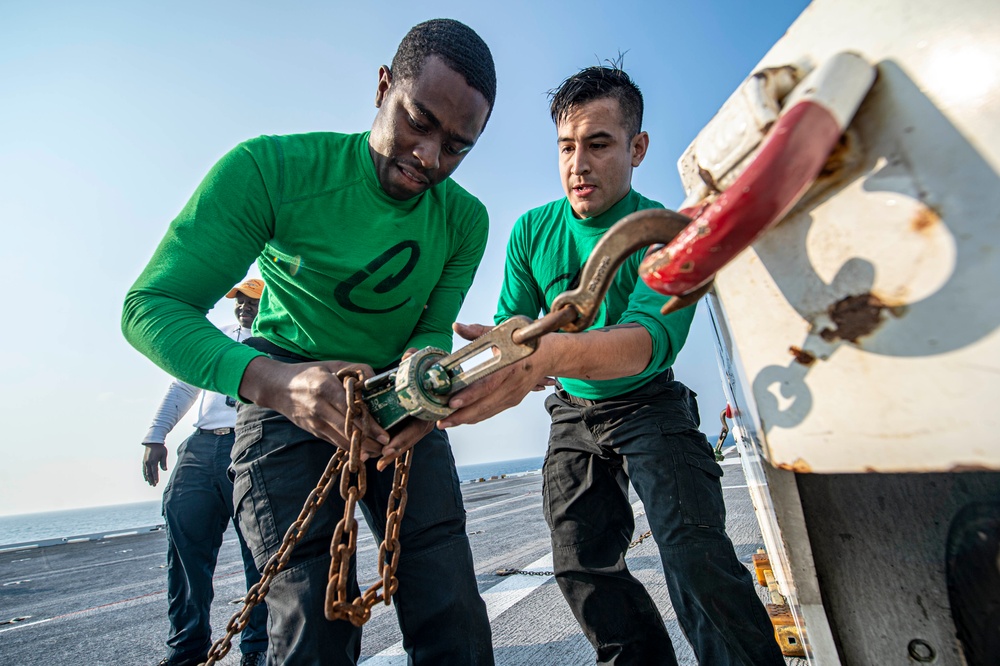 Truman is conducting readiness training in the Atlantic Ocean in preparation for future operations.