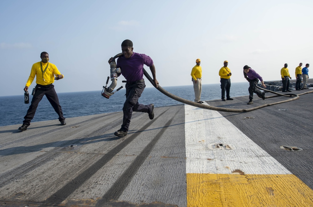 Truman is conducting readiness training in the Atlantic Ocean in preparation for future operations.