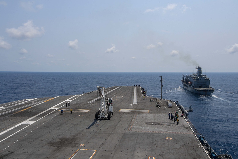 Truman is conducting readiness training in the Atlantic Ocean in preparation for future operations.