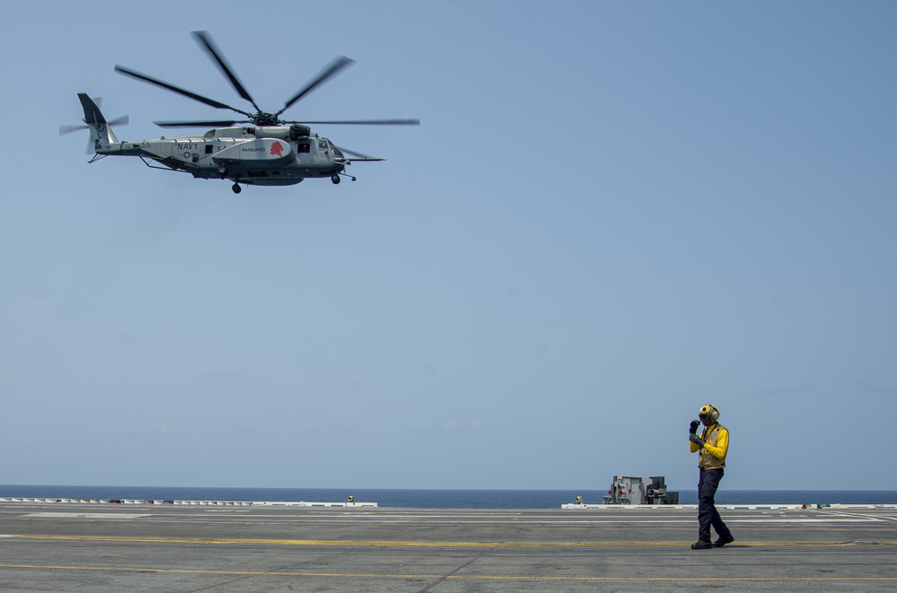 Truman is conducting readiness training in the Atlantic Ocean in preparation for future operations.