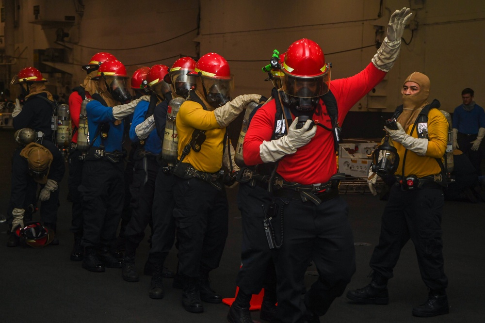 Truman is conducting readiness training in the Atlantic Ocean in preparation for future operations.