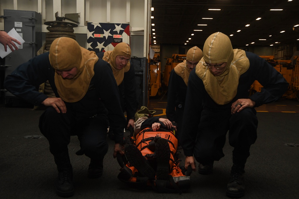 Truman is conducting readiness training in the Atlantic Ocean in preparation for future operations.