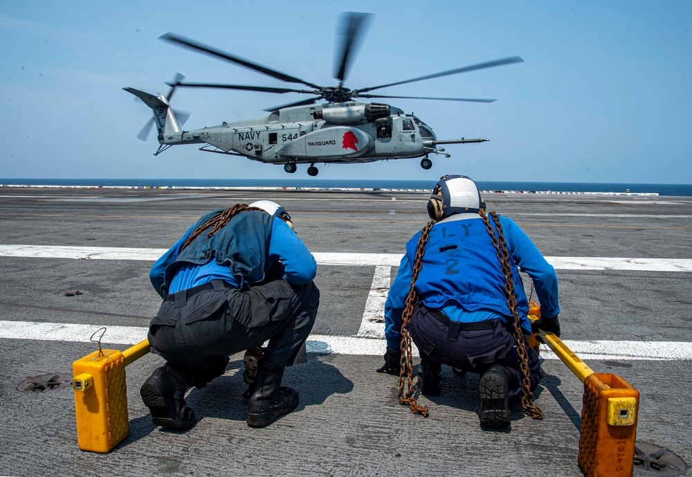 Truman is conducting readiness training in the Atlantic Ocean in preparation for future operations.