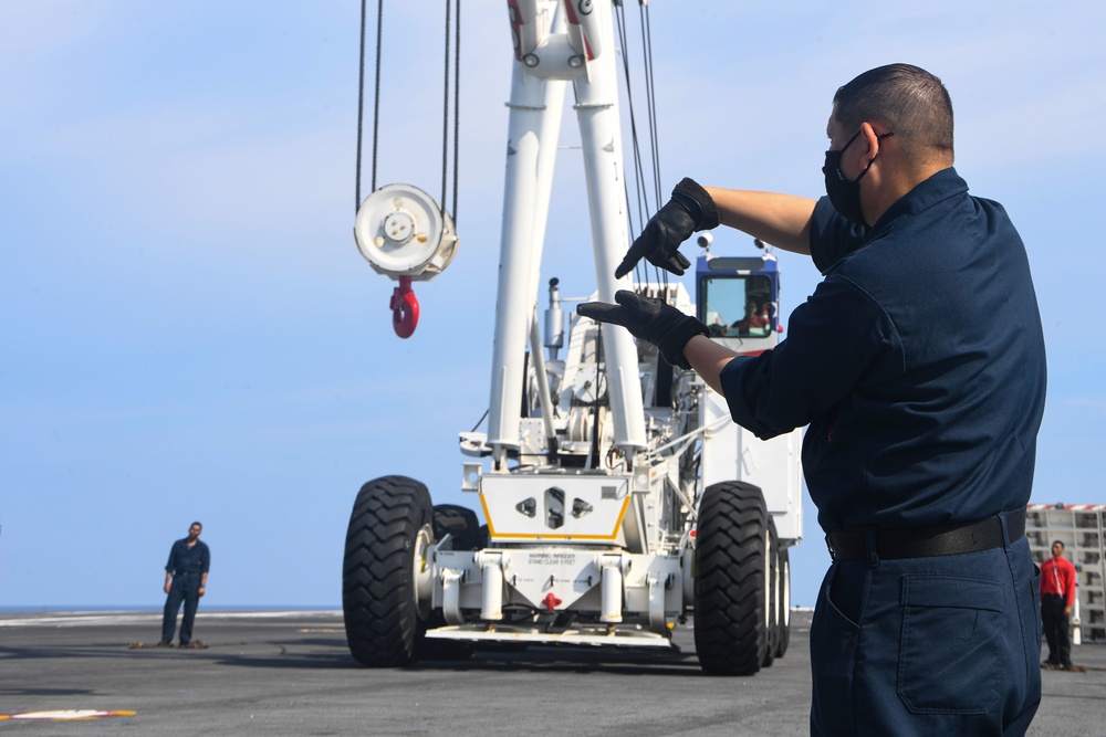 Truman is conducting readiness training in the Atlantic Ocean in preparation for future operations.