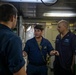USS Billings Sailor Leads a Medical Emergency Training Team