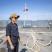 USS Billings Sailor Oversees a Sea and Anchor Detail