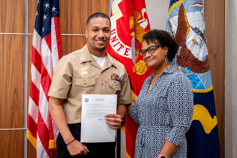 Award and Frocking Ceremony, July 2021