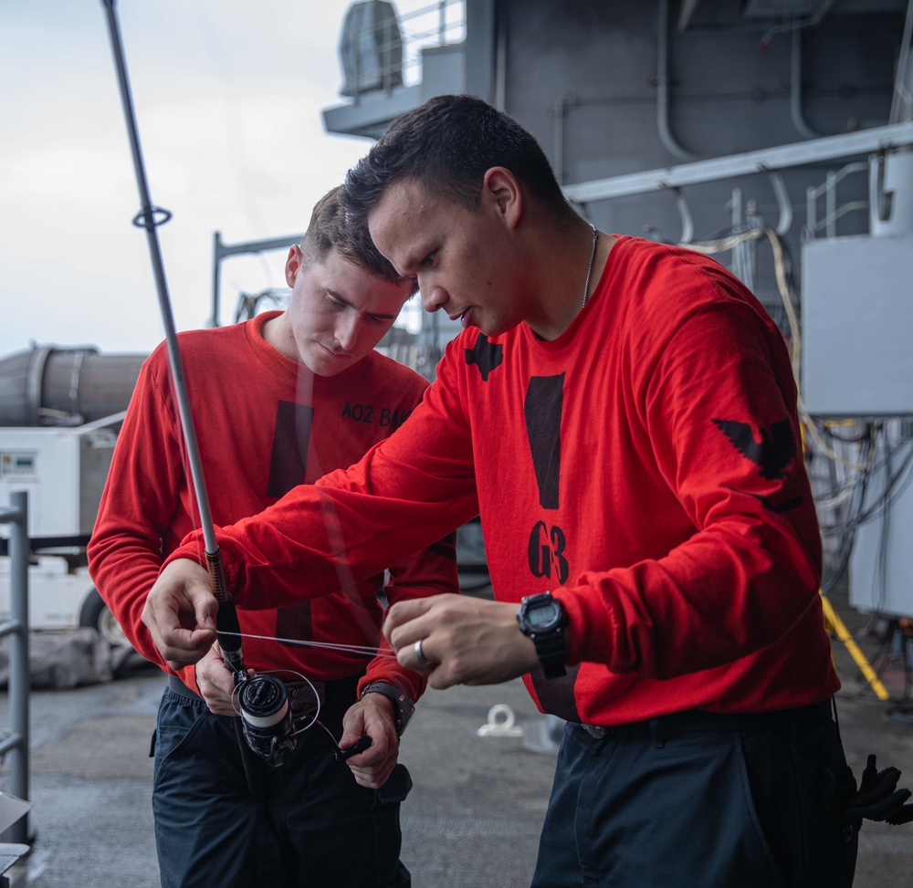 USS Ronald Reagan (CVN 76) Morale Welfare and Recreation Fishing