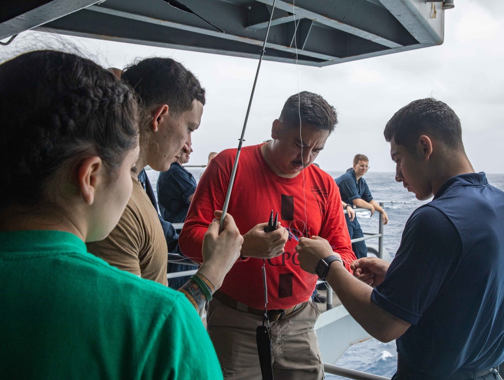 USS Ronald Reagan (CVN 76) Morale Welfare and Recreation Fishing
