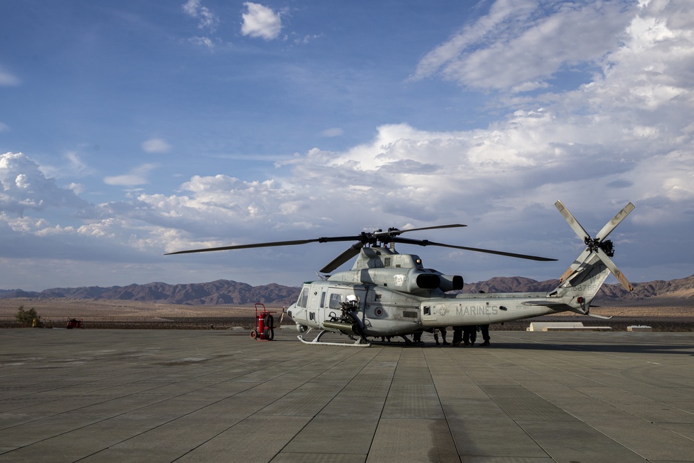 HMLA-773 “Red Dogs” flies in Fire Support Coordination Exercise