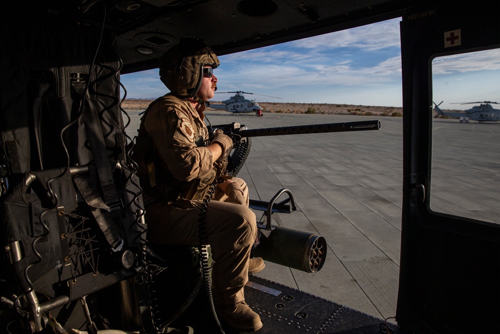 HMLA-773 “Red Dogs” flies in Fire Support Coordination Exercise