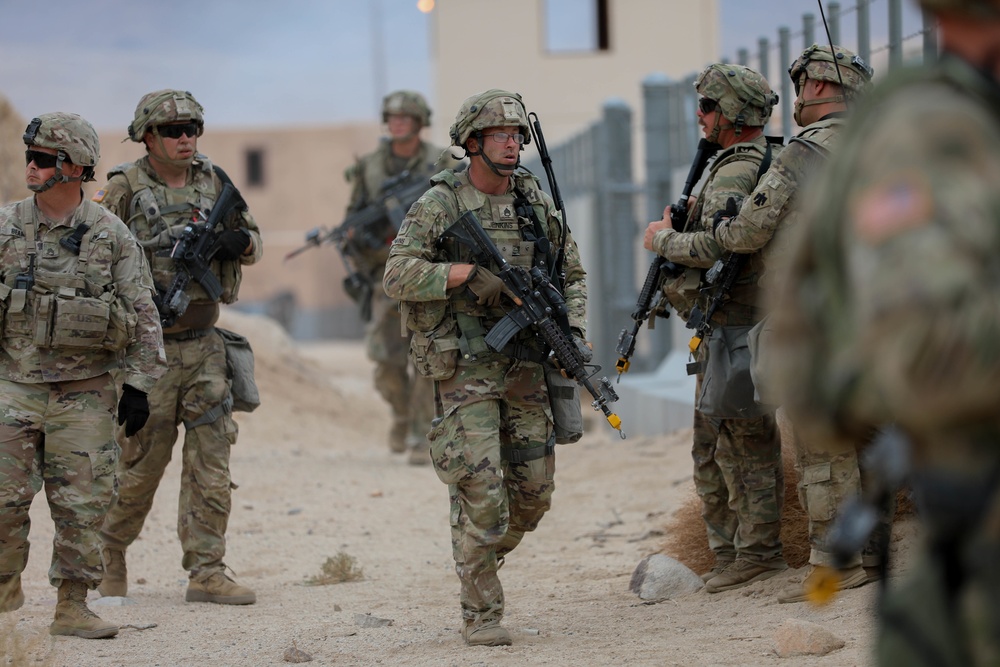 DVIDS - Images - Oklahoma National Guard Soldiers attack Razish at NTC ...