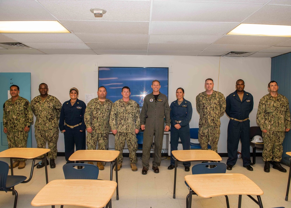 Sailors pose for photo
