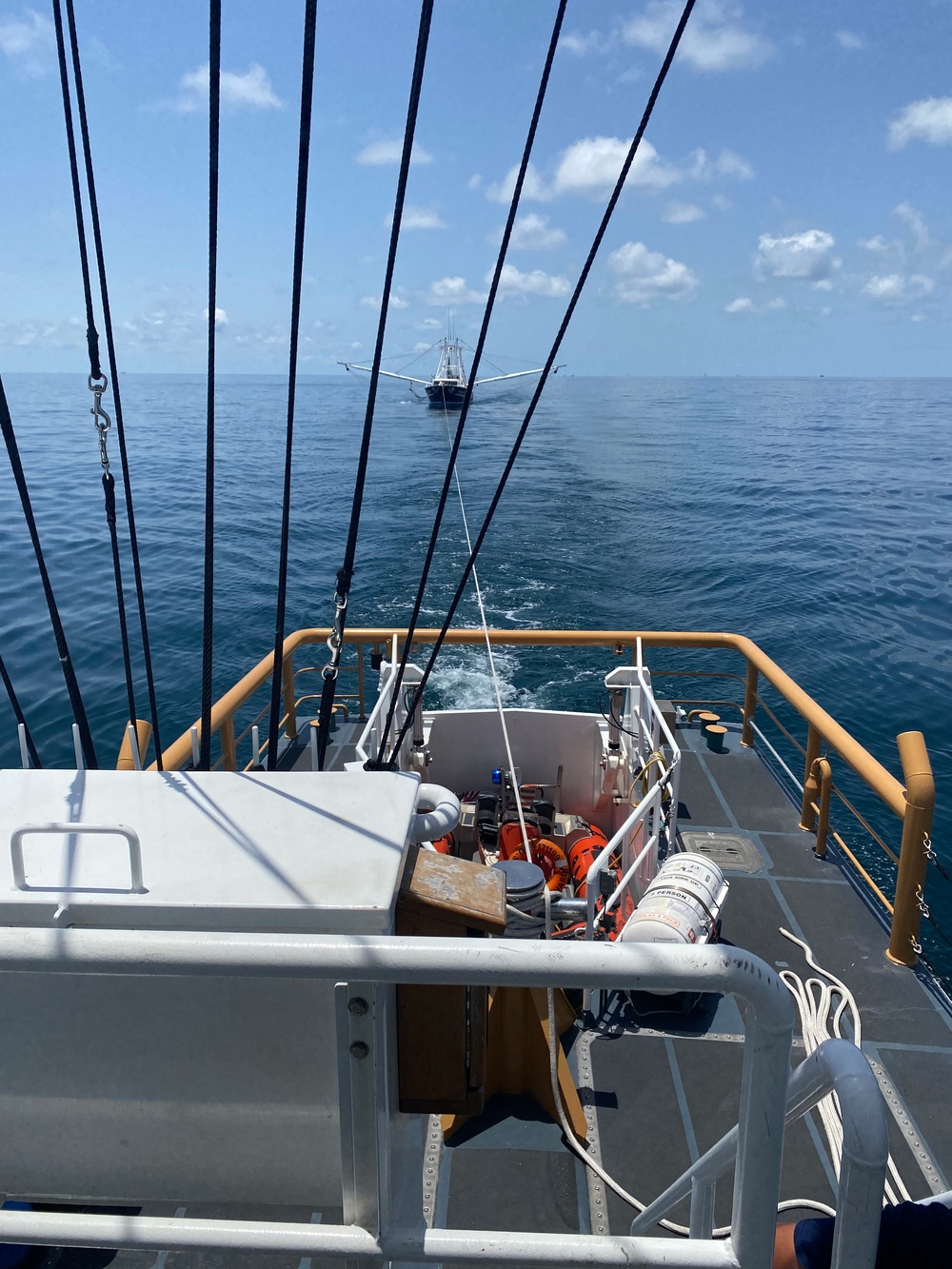 Coast Guard assists 5 aboard fishing vessel after collision near Port O'Connor, Texas
