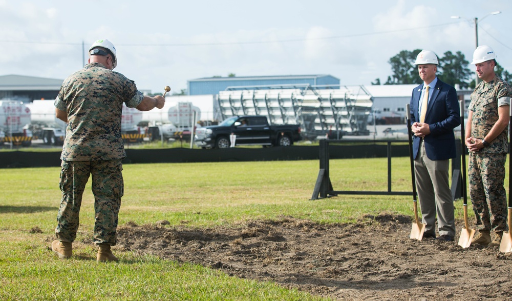 P-162 H&amp;HS and MWHS-2 Headquarters groundbreaking ceremony