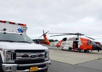 Coast Guard, local EMS