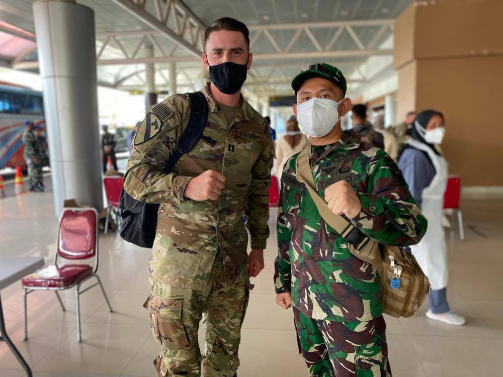 Task Force Warrior arrives in Indonesia for Garuda Shield 21