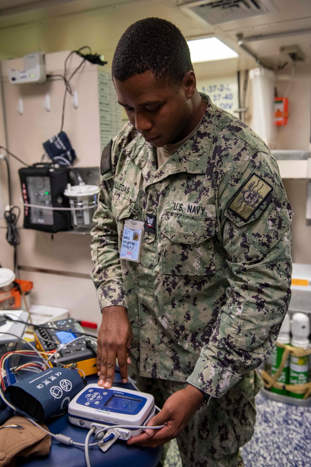 Maintenance Aboard USS Charleston (LCS 18)