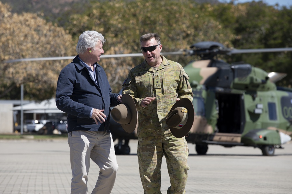 Talisman Sabre 21: The Governor of Queensland visits Lavarack Barracks