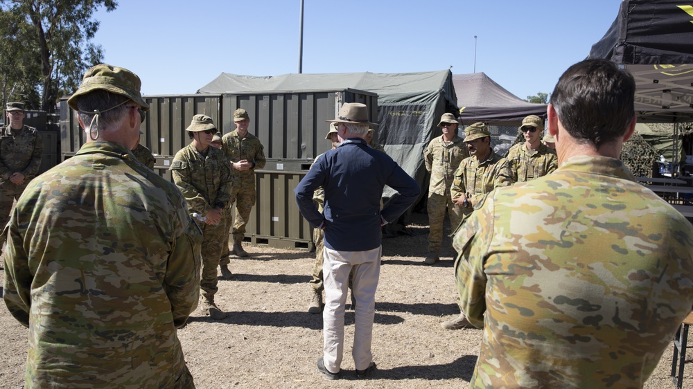 Talisman Sabre 21: The Governor of Queensland visits Lavarack Barracks