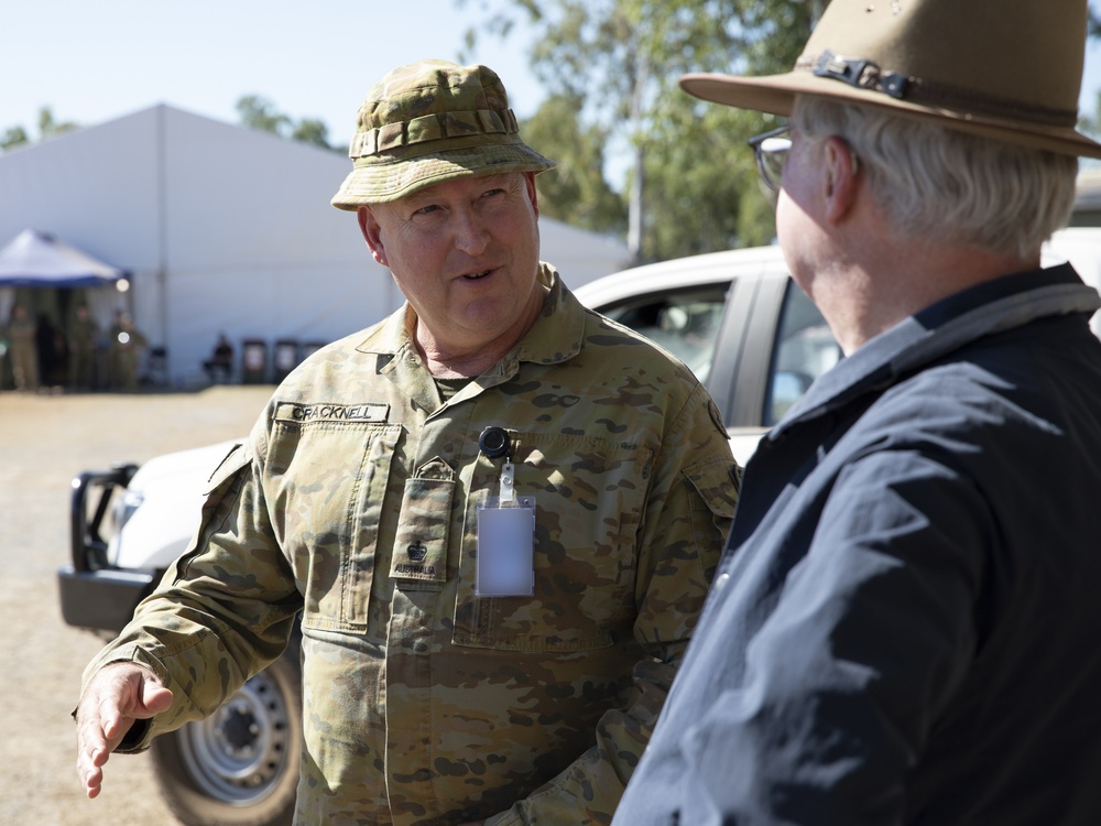 Talisman Sabre 21: The Governor of Queensland visits Lavarack Barracks