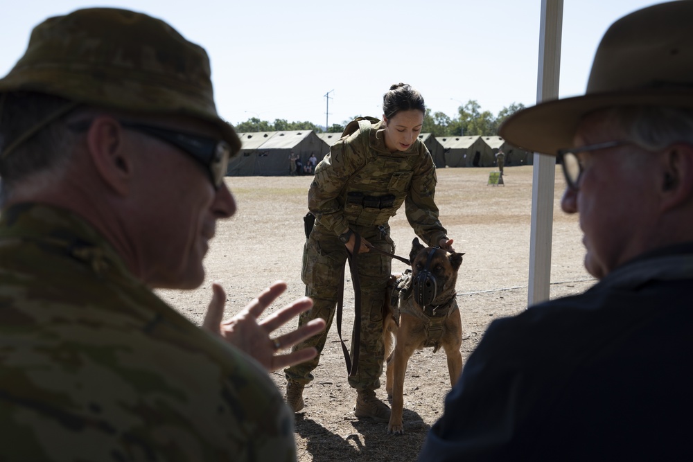 Talisman Sabre 21: The Governor of Queensland visits Lavarack Barracks