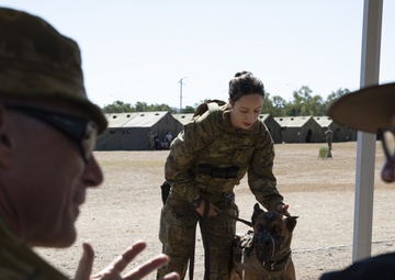 Talisman Sabre 21: The Governor of Queensland visits Lavarack Barracks