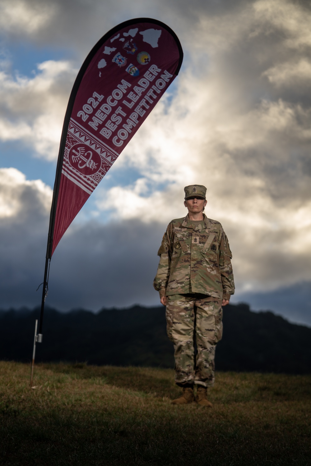 First Sergeant Amy Davis - Regional Health Command - Pacific Competes for 2021 U.S. Army Medical Command Best Leader