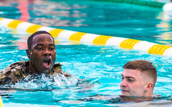 2021 Army Medicine Best Leader Competition Water Survival