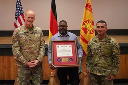 USAG Bavaria professional honored with 2 major civilian awards