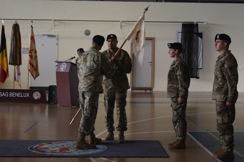 HHC, USAG Benelux welcomes new commander