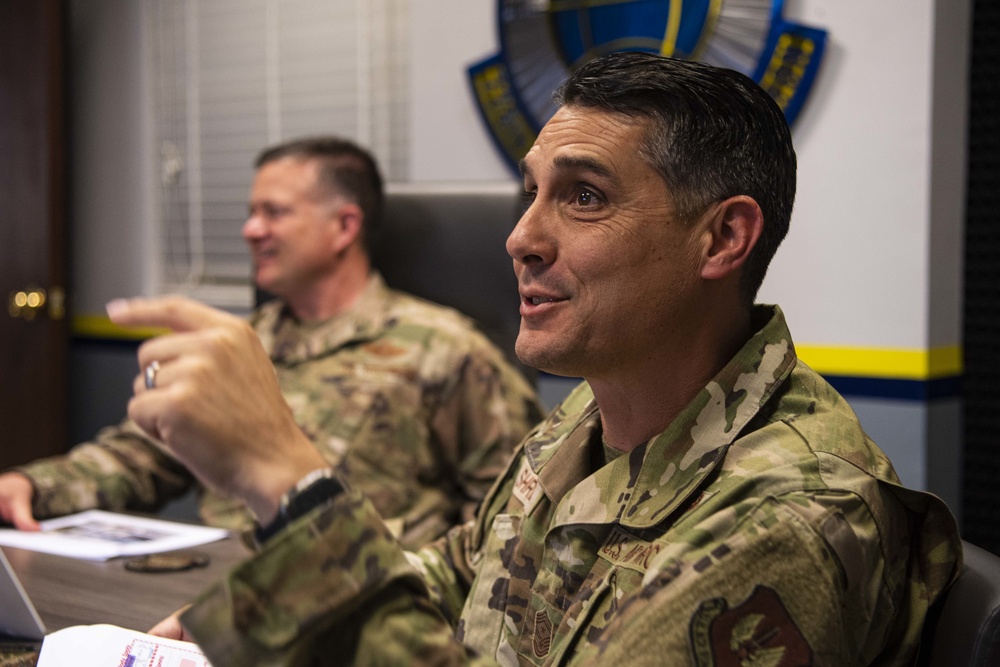 39th ABW command team learns about mission partners at 728th AMS