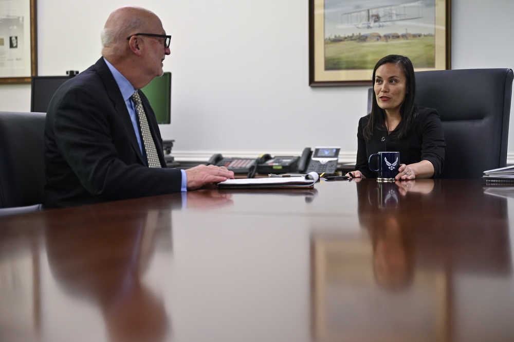 USecAF Jones and ASecAF Roth meeting