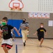 Airman Megan Kearns promotes USS Constitution at the Boys and Girls Club in Fargo, North Dakota
