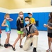 Seaman Alfonso Ortiz-Lopez promotes USS Constitution at the Boys and Girls Club in Fargo, North Dakota